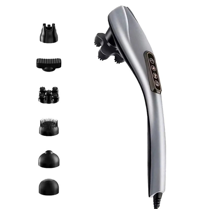 Electric Dolphin Massage Stick – 6-Head Full Body Massager Percussion Body Massager Qst