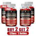 Korean Panax Ginseng Capsules – Energy & Vitality | Fulimiks Herbal Supplement Qst 4 Bottles-120pcs