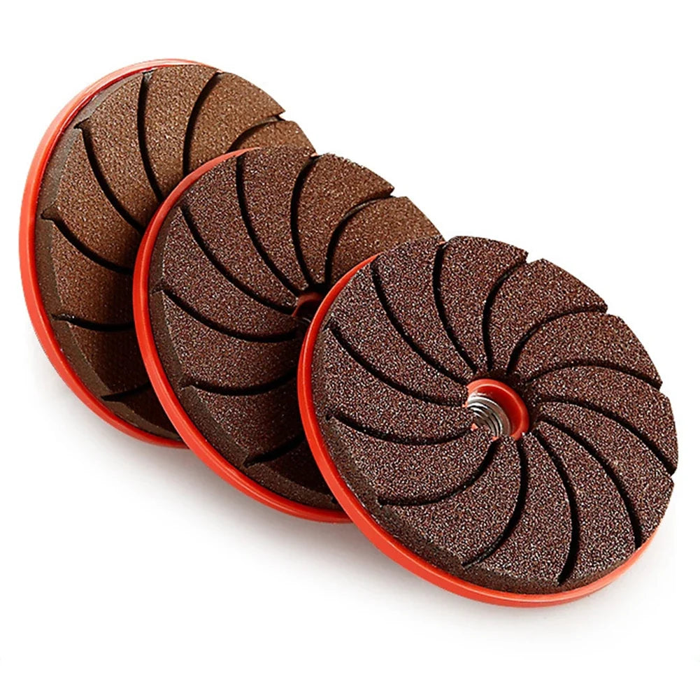 80mm Wet Dry Polishing Pad Backer – Granite Stone Concrete Marble Polishing Pad Backer Qme