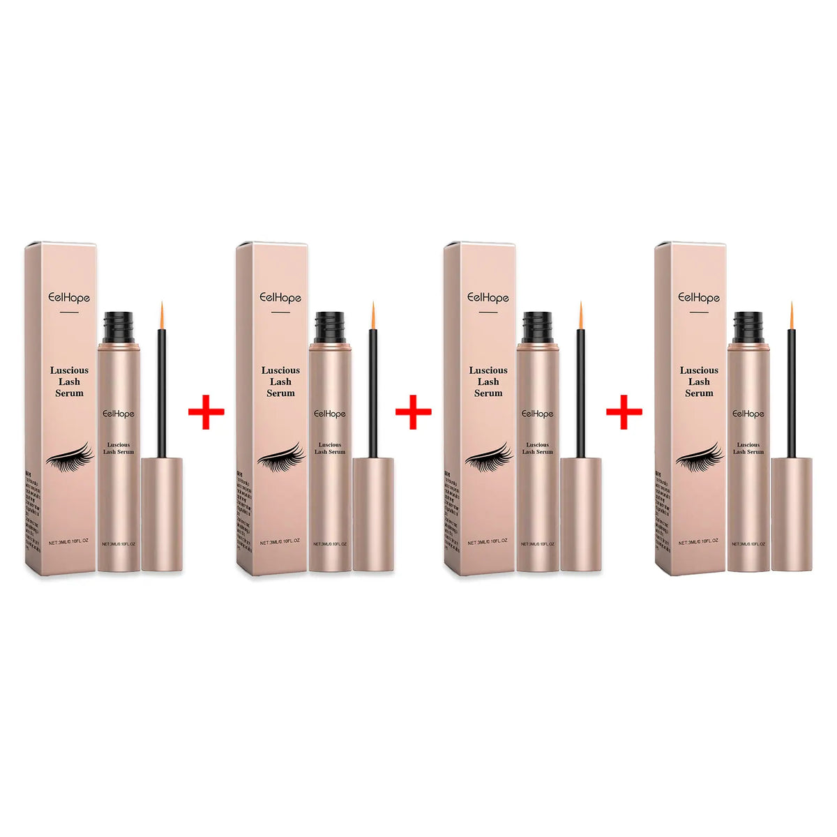 Eelhope Eyelash Growth Serum – Fuller, Longer & Thicker Lashes Eyelash Growth Serum Qst 12ml boxed