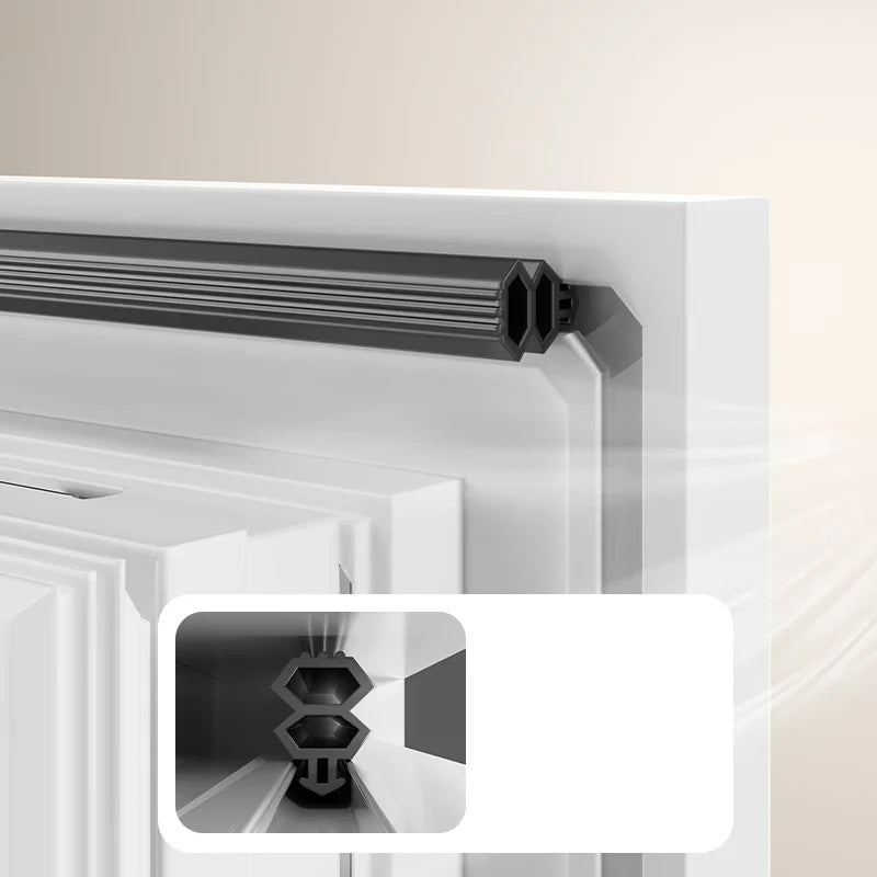 TPE Window Seal Strip Card Slot Flexible Bilateral 4M Roll Window Seal Strip Qme
