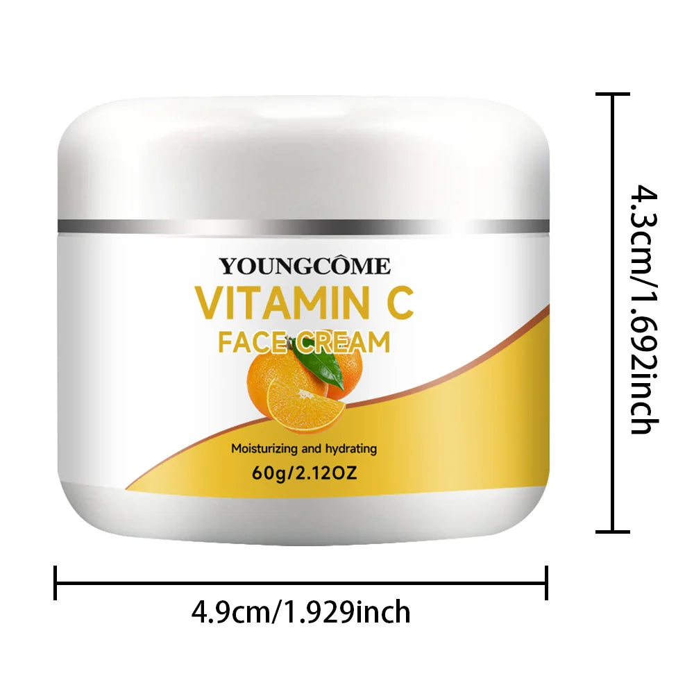 YOUNGCOME Vitamin C Face Cream – Brightening Moisturiser Vitamin C Face Cream Qst 60g