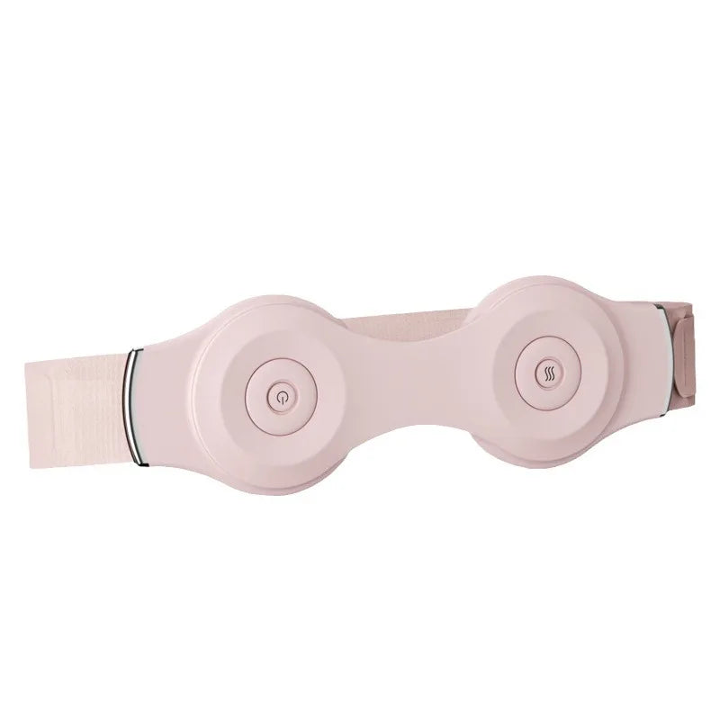 Suyzeko Waist Massager Belt – Heat, Red Light & Vibration Waist Massager Belt Qst Pink