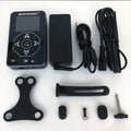 BRONC Digital Tattoo Power Supply Touch Screen LCD Dual Tattoo Power Supply Qme black