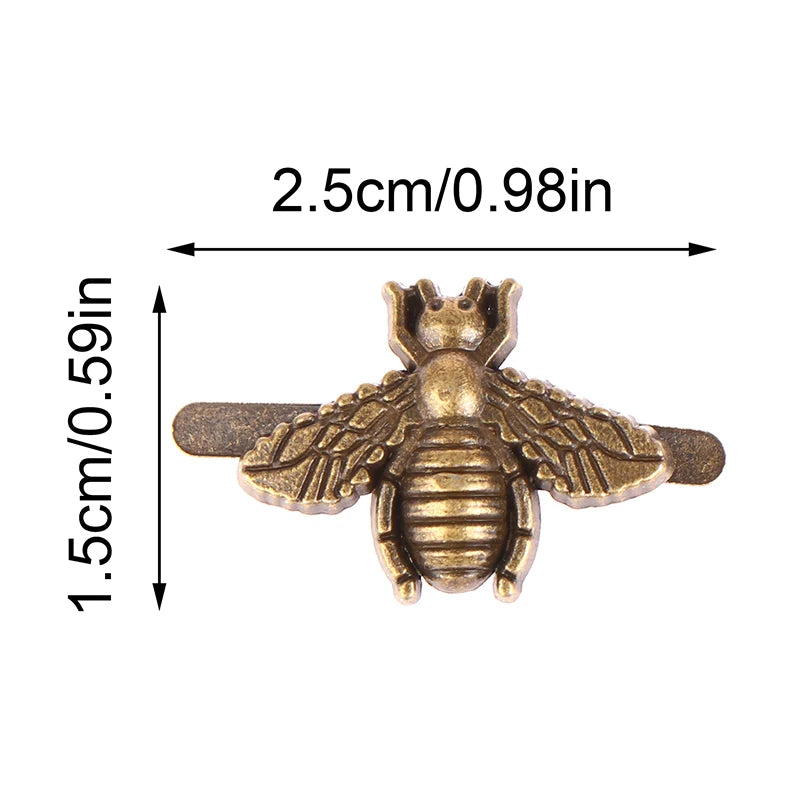 2pcs Metal Bee Shape Bag Buckle Clasp – DIY Leather Hardware Bag Hardware Clasp Qst