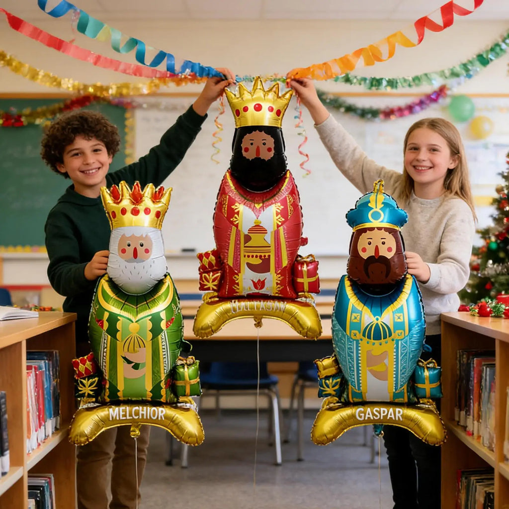 Cartoon King Crown Foil Balloon – Large Party Decoration Party Foil Balloon Qme