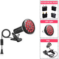 ZONGKUNG 54W Red Light Therapy Lamp 660nm 850nm with Stand Red Light Therapy Lamp Qst Clip lamp