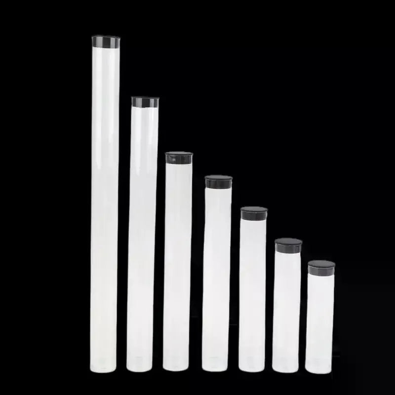 Clear Travel Toothbrush Case Storage Tubes with Lids – 5-Pack Toothbrush Travel Case Qme