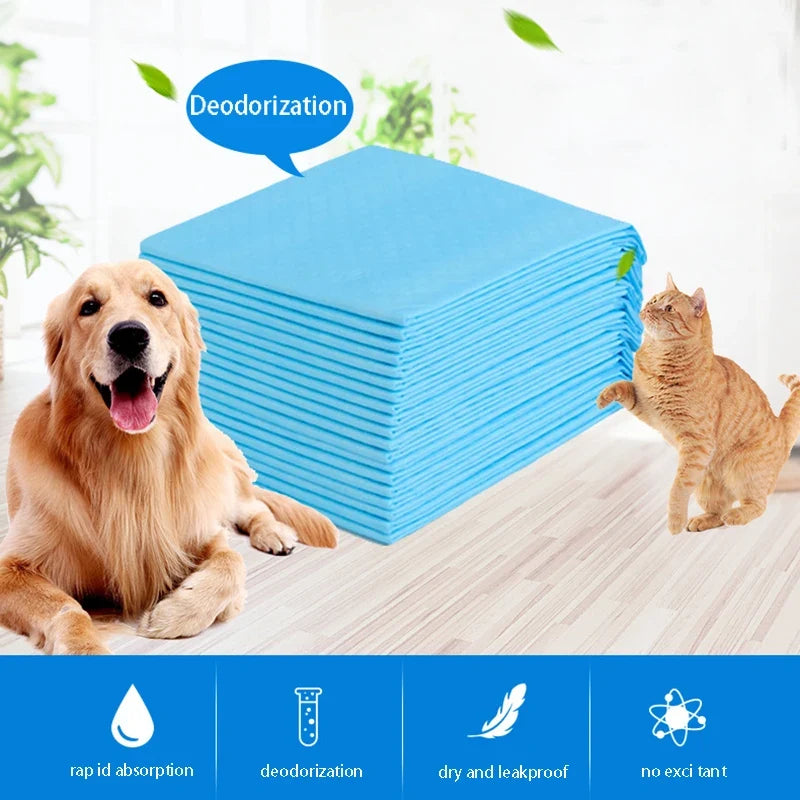Disposable Thickened Dog & Cat Training Pee Pads – 5 Sizes Pet Training Pads Qme S 33X45CM 100PCS