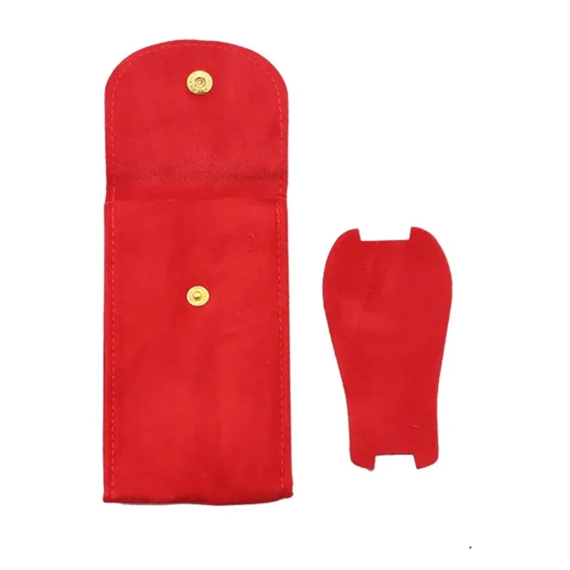 Watch Travel Storage Box – Flannelette Dust-Protection Case Watch Storage Case Qme Red