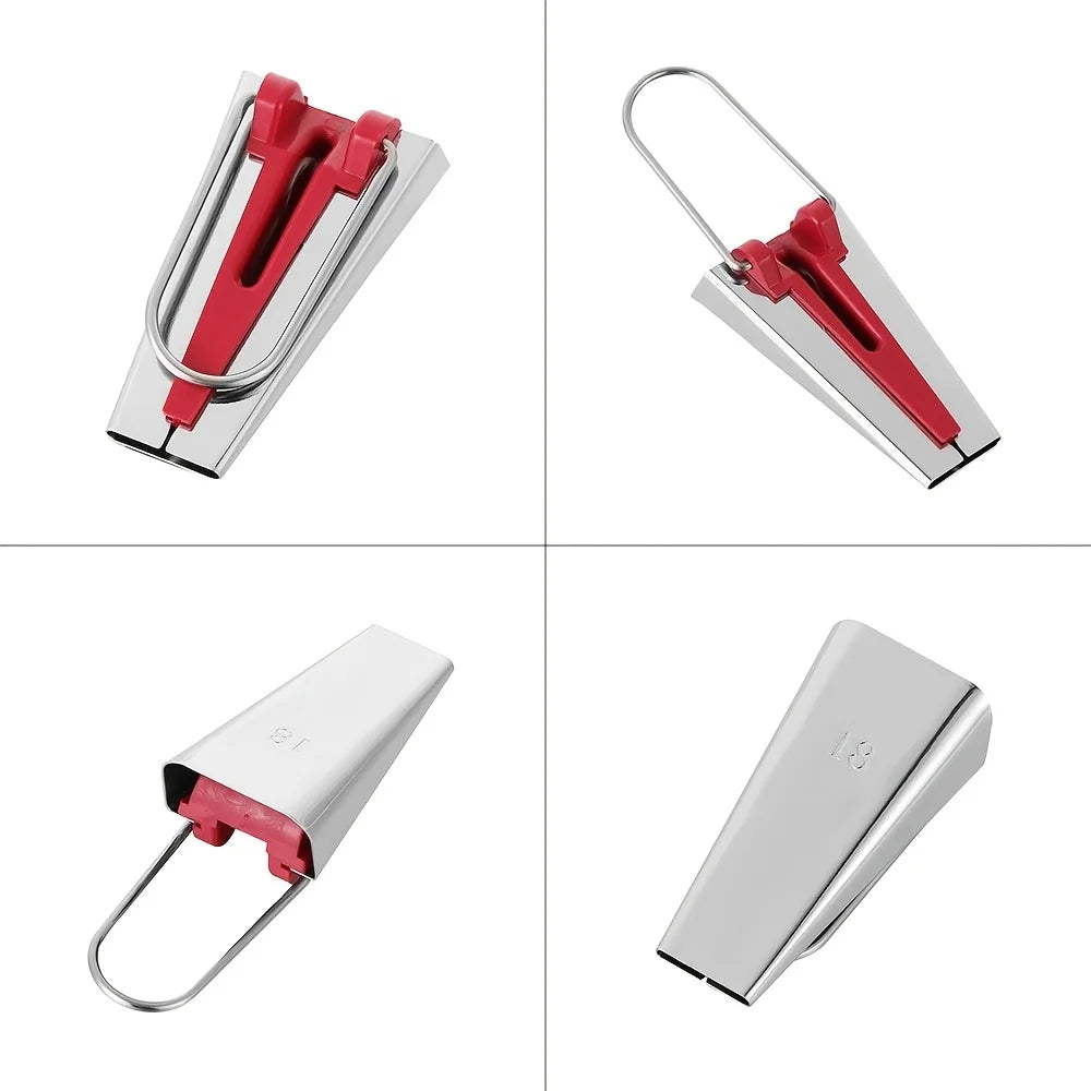 4-Piece Bias Tape Maker Set – Cloth Binding & Quilting Tool Bias Tape Maker Set Qme