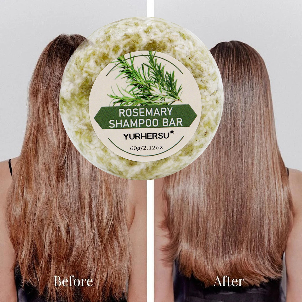 Rosemary Shampoo Soap Bar – Nourishing 60g All Hair Types Shampoo Bar Qst Default Title