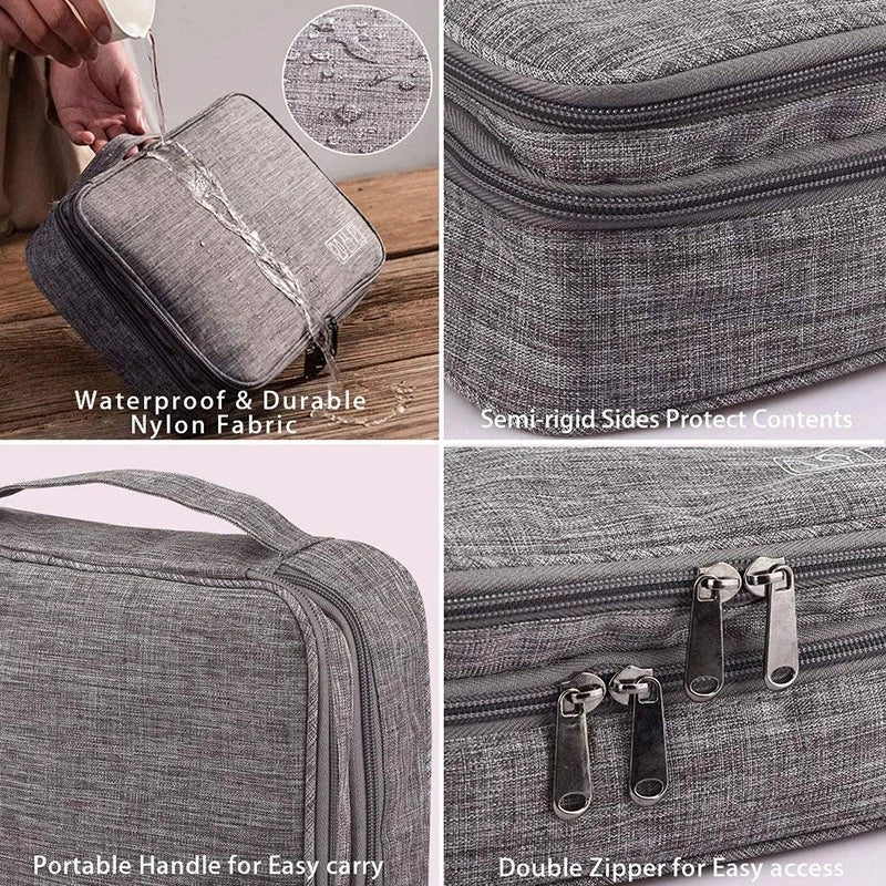 Waterproof Digital Cable Organizer Bag | Portable Storage Cable Organizer Bag Qme