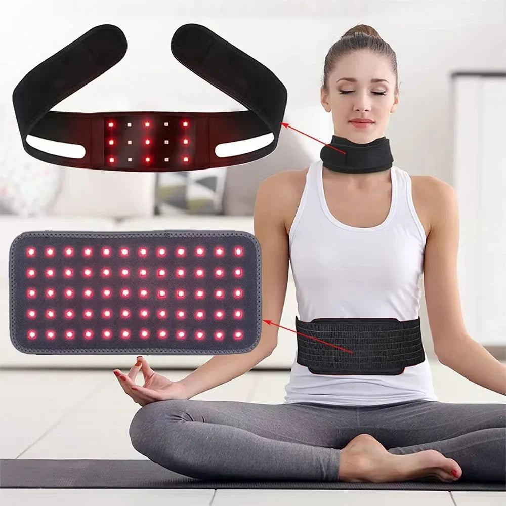 Red & Infrared Light Therapy Belt 660nm 850nm – Body Wrap Light Therapy Belt Qst
