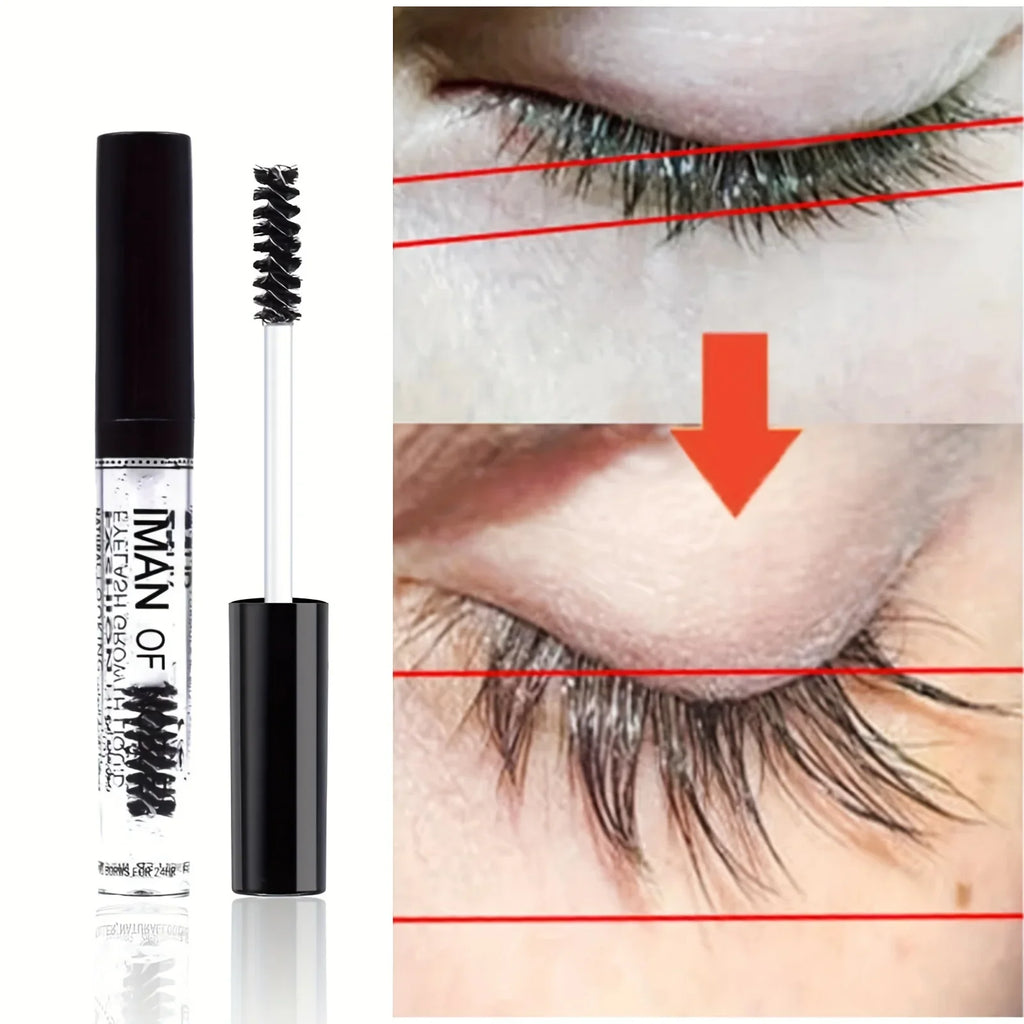 Clear Eyelash Curling Serum & Eyebrow Setting Gel | Qme Lash & Brow Gel Qme