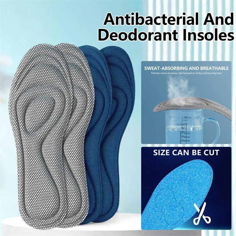 Memory Foam Shoe Insoles – Antibacterial & Deodorizing Shoe Insoles Qme
