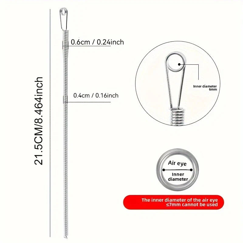 Bendable Drawstring Threader Clip for Pants, Hoodies & Elastic Drawstring Threader Tool Qme
