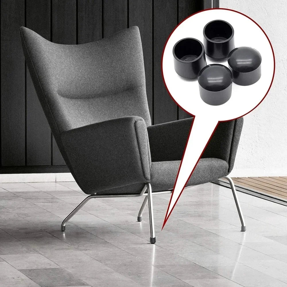 Silicone Chair & Table Leg Caps – Non-Slip Floor Protectors Furniture Leg Caps Qme