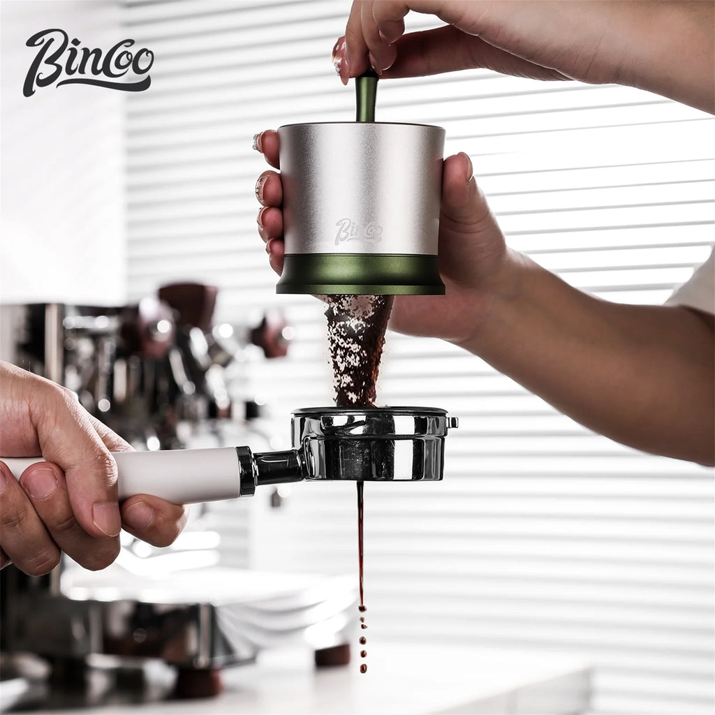 BINCOO 58mm Espresso Dosing Cup & Grounds Receiver Shaker Espresso Dosing Cup Qst