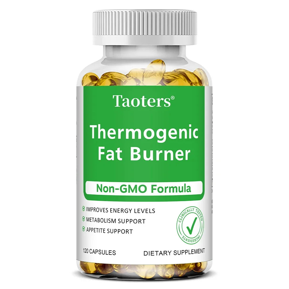 Thermogenic Capsules – Green Tea & Apple Cider Vinegar Thermogenic Supplement Qst 120 count-1 bottle