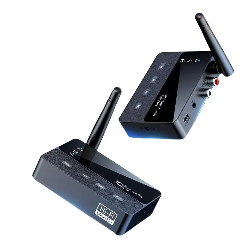 Bluetooth 6.0 Wireless Audio Transmitter Receiver HiFi Stereo 20M Wireless Audio Adapter Qme