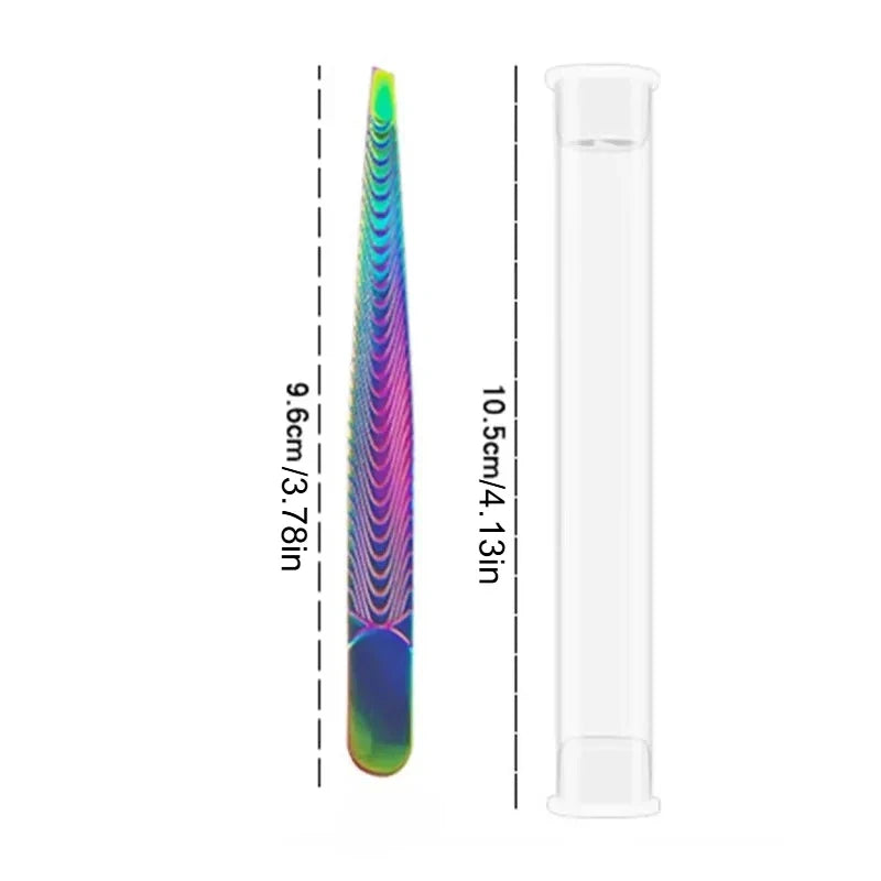 Professional Stainless Steel Eyebrow Tweezers | Salon Precision Eyebrow Tweezers Qme