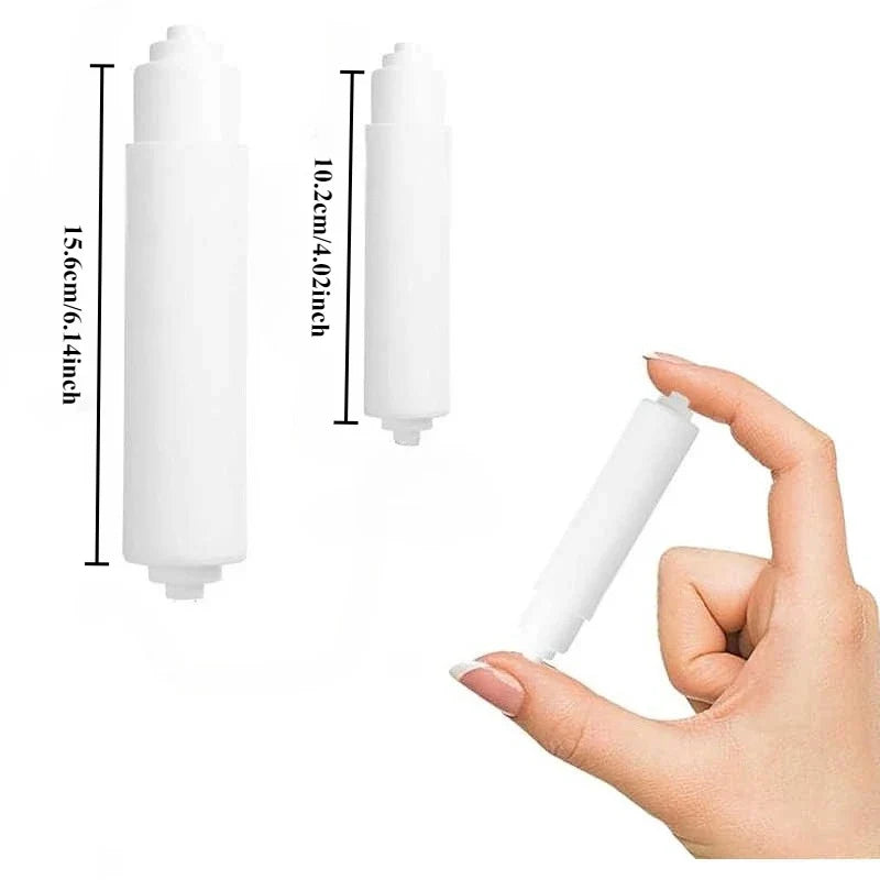 Spring-Loaded Auto Toilet Paper Holder – Tool-Free Install Toilet Paper Holder Qme