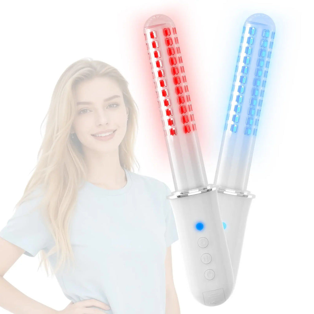 Women's Intimate Wellness Wand – 136 LED Red & Blue Light Intimate Wellness Device Qst