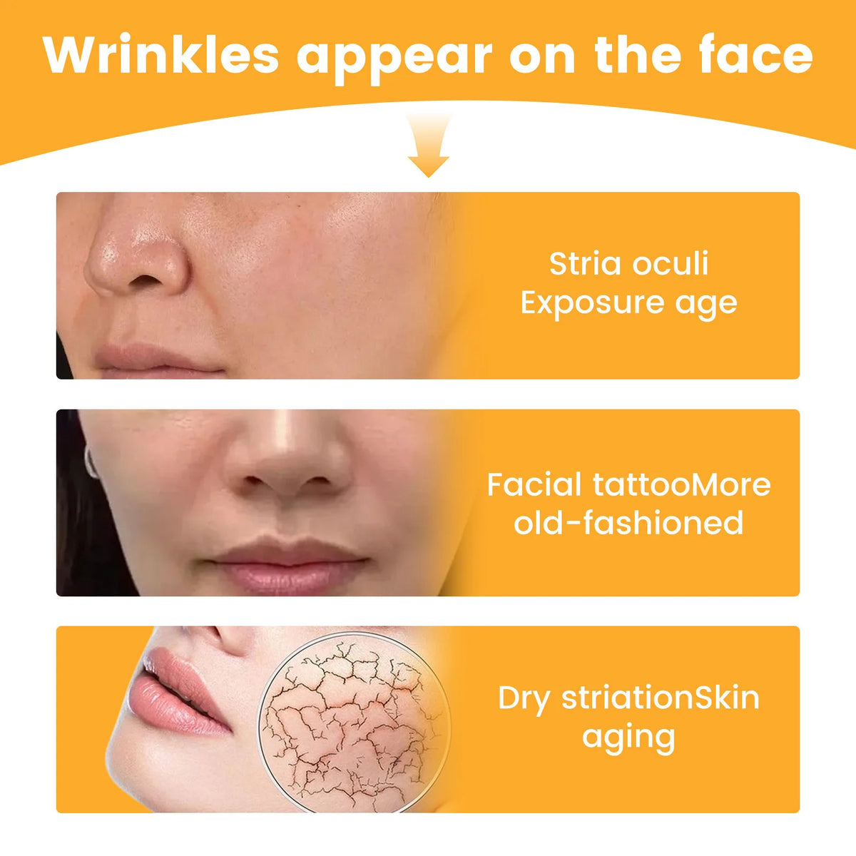 EELHOE Nasolabial Fold Patches – Firming Anti-Wrinkle Face Mask Anti-Wrinkle Face Patch Qst