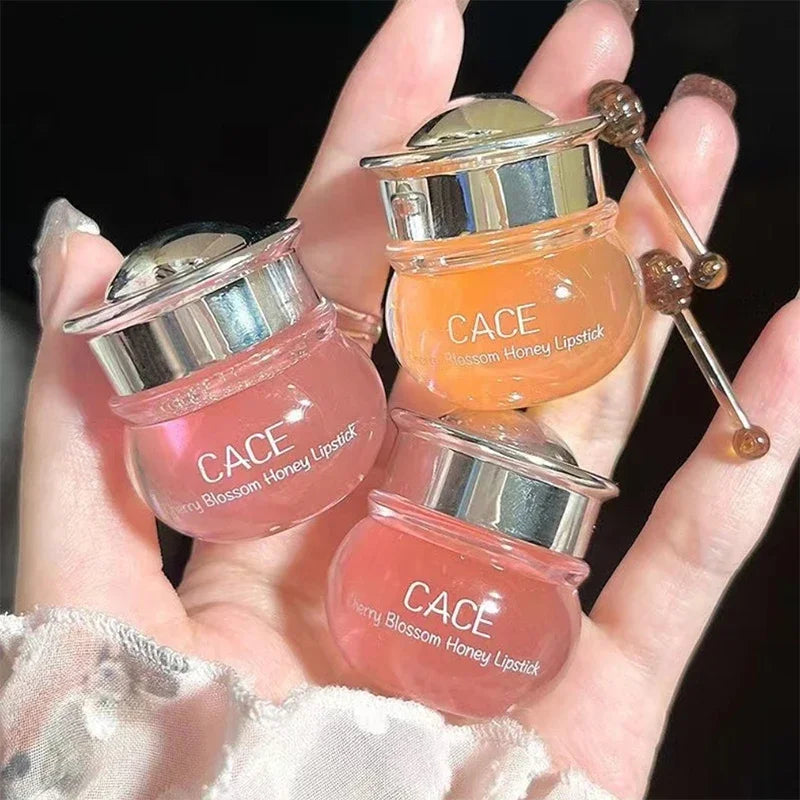 CACE Cherry Blossom Honey Lip Balm – Hydrating & Plumping Lip Balm Qme