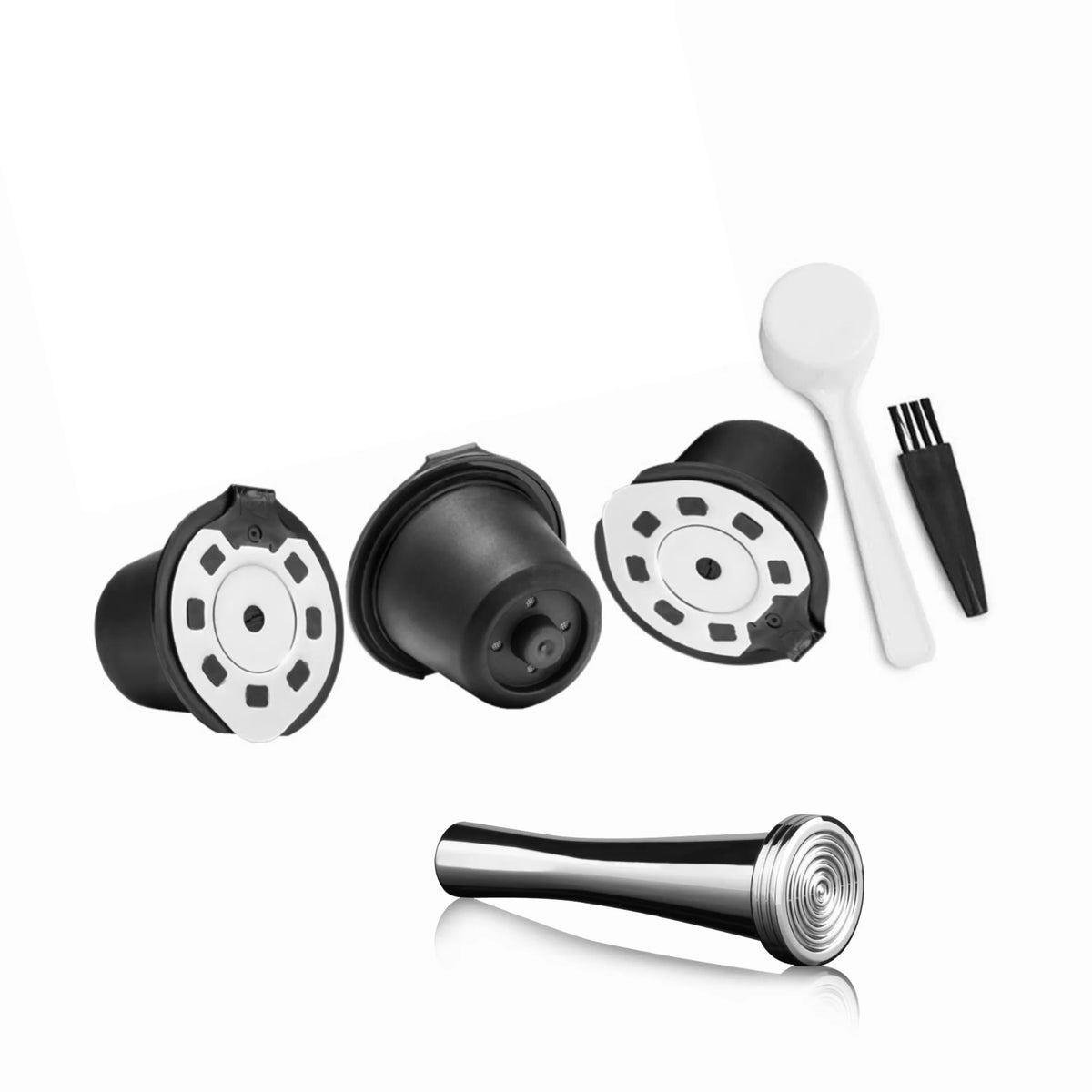 RECAFIMIL Refillable Stainless Steel Nespresso Capsules Reusable Coffee Capsule Qst 3Y1T Capsules