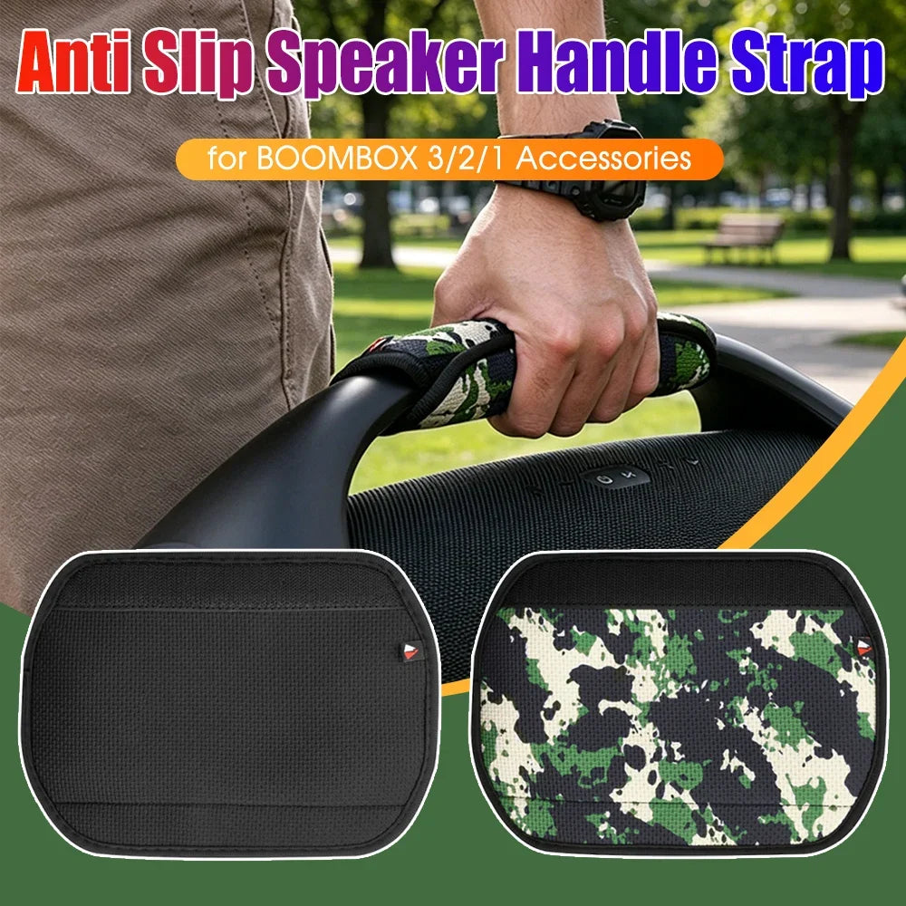 Speaker Handle Strap Wristband Pad – Anti-Slip Wireless Grip Speaker Wristband Pad Qme