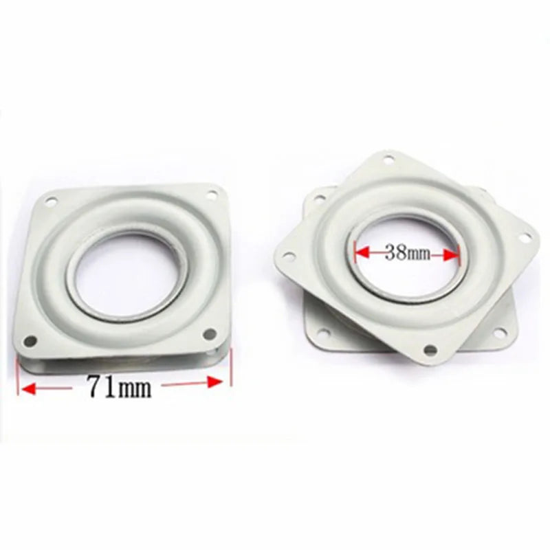 Steel Square Lazy Susan 360° Rotating Bearing Turntable Plate Turntable Bearing Plate Qme