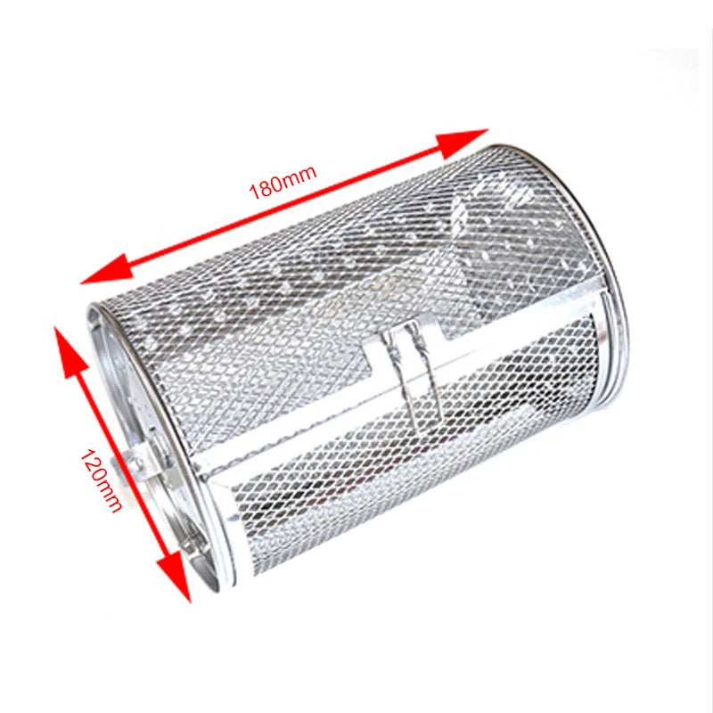 Stainless Steel Rotisserie Drum Basket – Air Fryer & Oven Rotisserie Drum Basket Qst 120x180cm