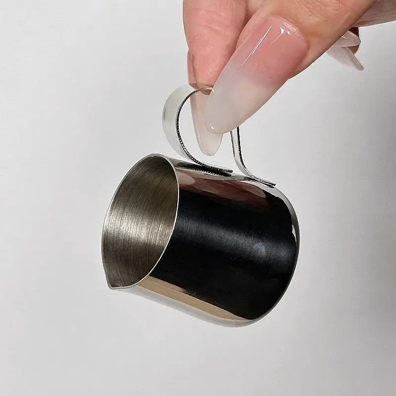 Mini Stainless Steel Milk Frothing Pitcher – Latte Art Jug Milk Frothing Pitcher Qst