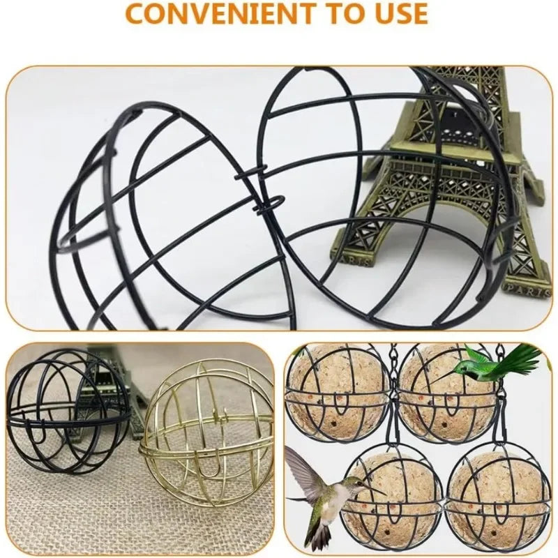 Metal Suet Ball Bird Feeder Hanging Chain – Squirrel Proof Hanging Bird Feeder Qme