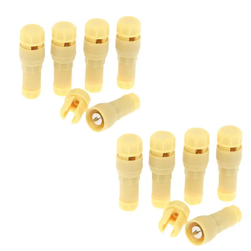 T-Shape Low Voltage Wire Connectors for Landscape Lighting 5-Pack Wire Connector Qme Yellow 10pcs
