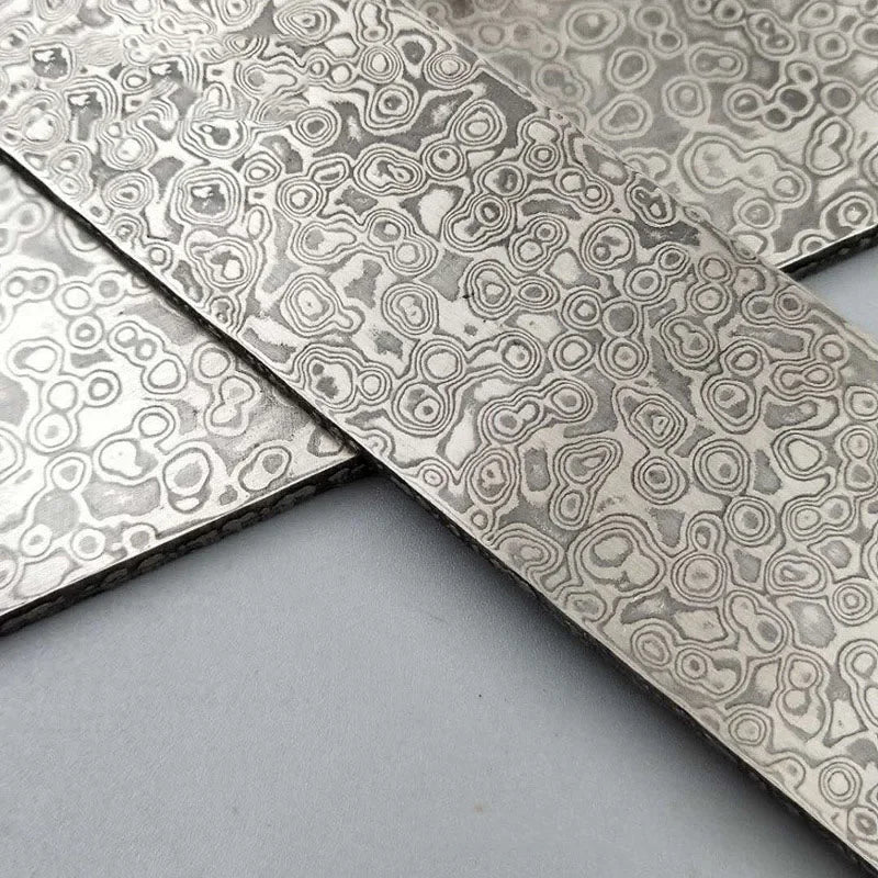 VG10 Damascus Steel Knife Blank Strip 35x5cm DIY Bladesmith Knife Blank Strip Qst
