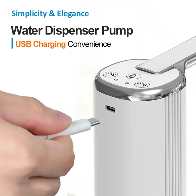 MiLESEEY Foldable Electric Water Dispenser Pump for 5 Gallon Jug Electric Water Pump Qst