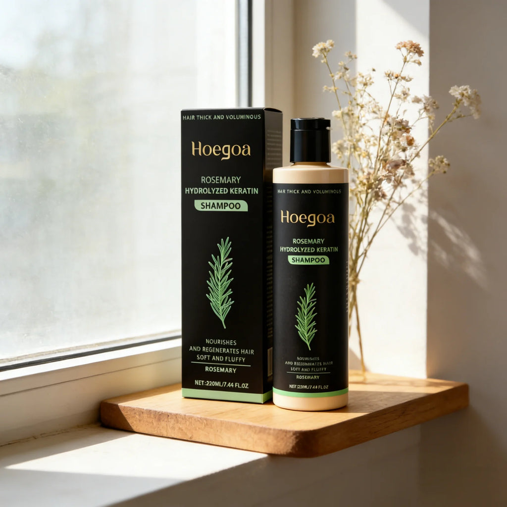 Hoegoa Rosemary Keratin Shampoo – Volume & Strengthening Keratin Shampoo Qst