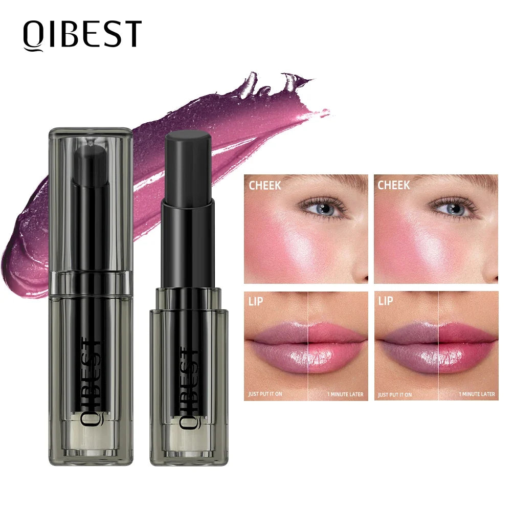 QIBEST Color Changing Lip Balm – Moisturizing Lip Tint Color Changing Lip Balm Qme