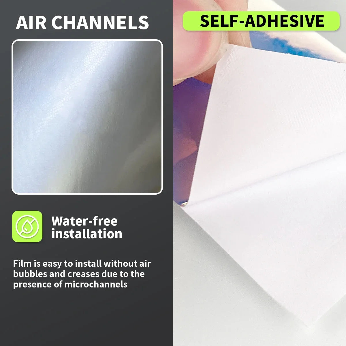 Glossy Colored Vinyl Sticker – Waterproof Self-Adhesive Car Decal Automotive Vinyl Decal Qme