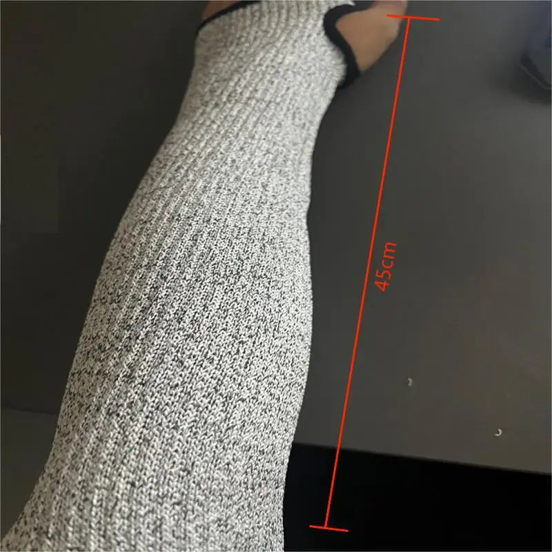 18-Inch Cut-Resistant Safety Arm Sleeve – Glass & Industrial Safety Arm Sleeve Qst