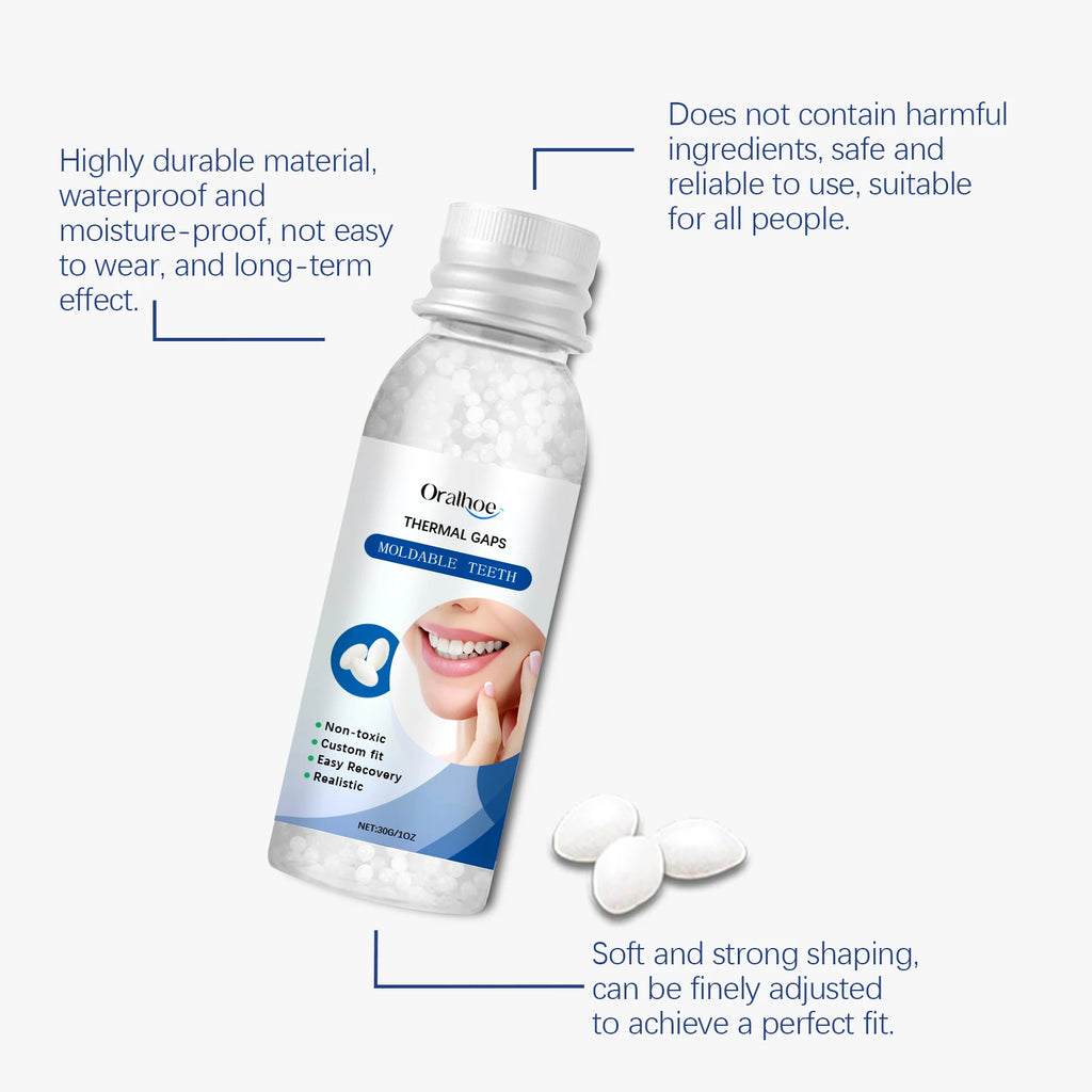 Moldable Dental Cement – Temporary Tooth & Denture Repair Dental Repair Cement Qst