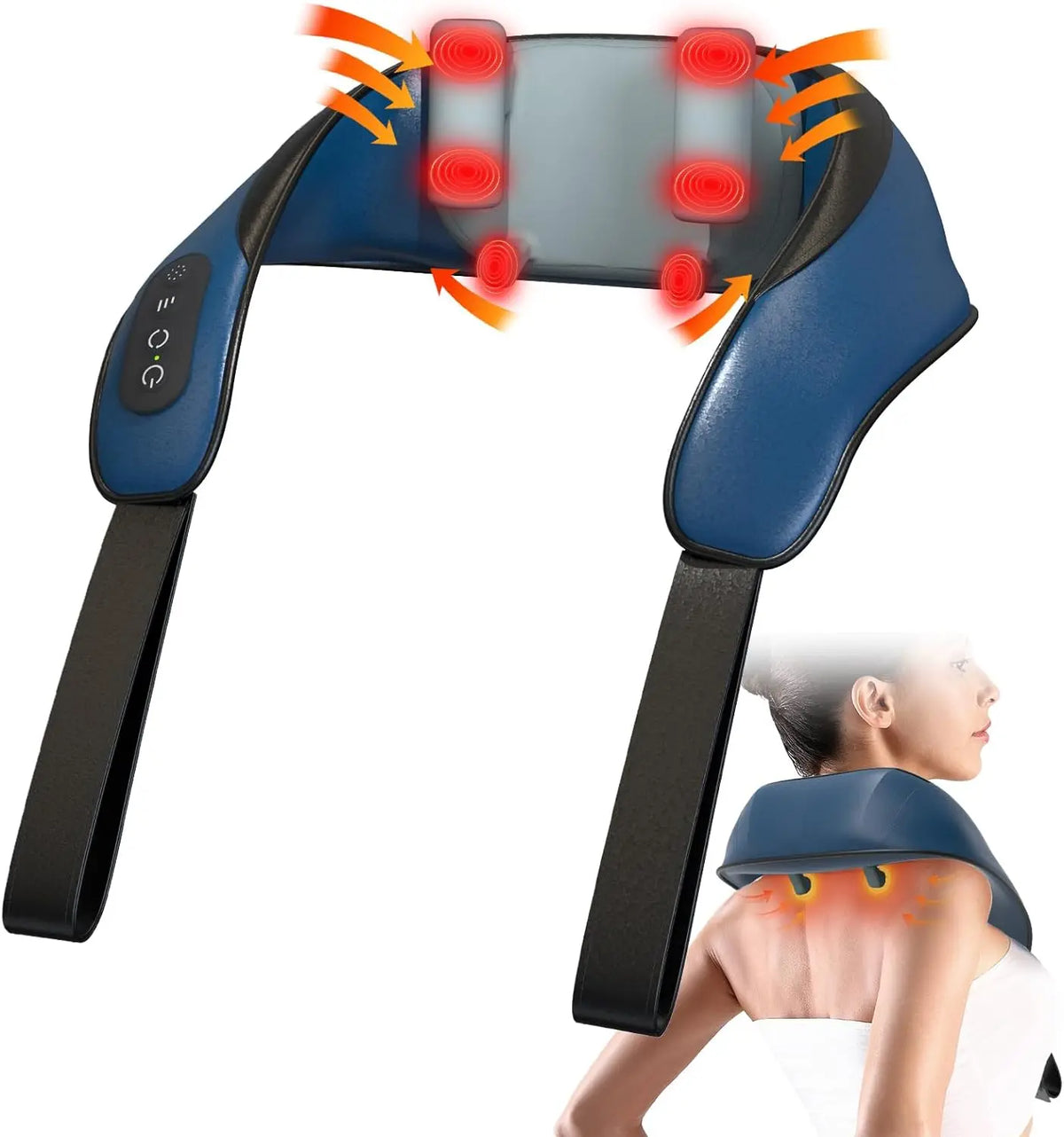 KTS Electric Neck & Shoulder Kneading Massager | Trapezius Electric Neck Massager Qst