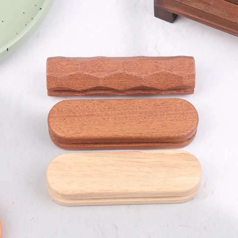 Sapele Wood Insulated Pan Handle Grip – Anti-Scald, 2 Pack Pan Handle Grip Qme