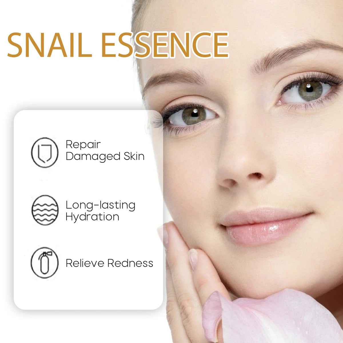 Snail Essence Serum – Moisturizing, Pore-Refining & Firming Facial Essence Serum Qme