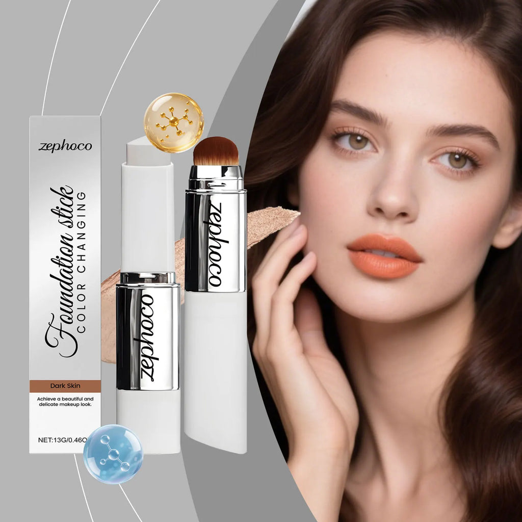 Zephoco Color Changing Foundation Stick – High Coverage Concealer Foundation Concealer Stick Qst