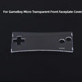 Game Boy Micro Transparent Clear Front Faceplate Cover GBM Console Faceplate Cover Qme Default Title