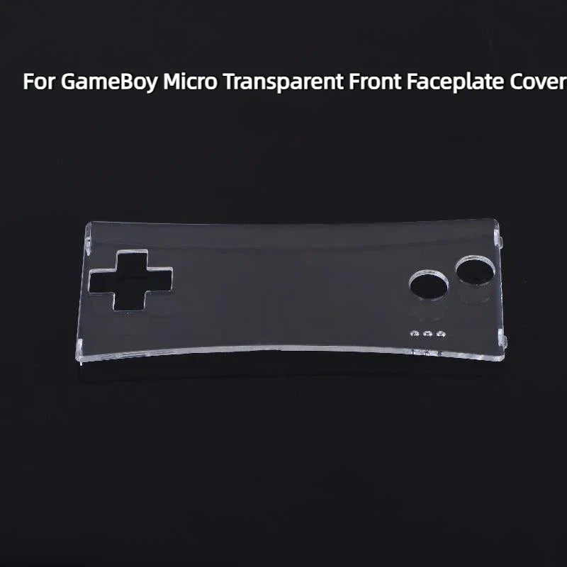 Game Boy Micro Transparent Clear Front Faceplate Cover GBM Console Faceplate Cover Qme Default Title